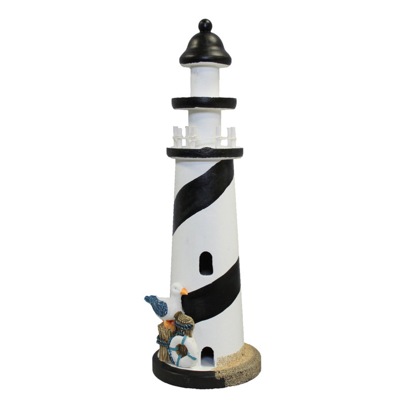 Breakwater Bay Krista Lighthouse Sculpture Wayfair